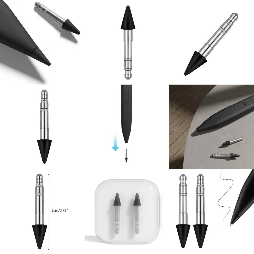 1 قطعة نصائح القلم لسطح القلم تلميح استبدال عدة لسطح سليم القلم 2 نصائح القلم الأصلي