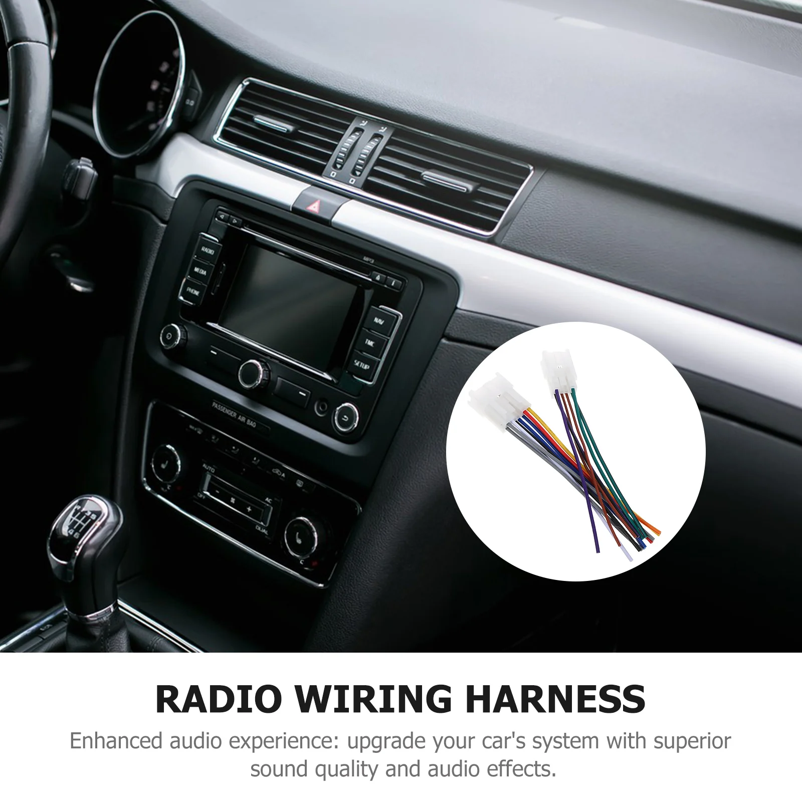 

Universal Car Stereo Wiring Harness Adapter Radio Wire Harness For Auto Modification No Wire Cutting Easy Install Reliable