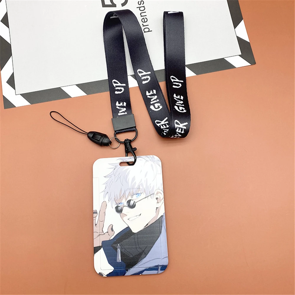 Jujutsu Kaisen Cartoon Card Holder Yuji Satoru Gojo Cartoon Character Campus Card Protector Student Anime Peripheral Gift