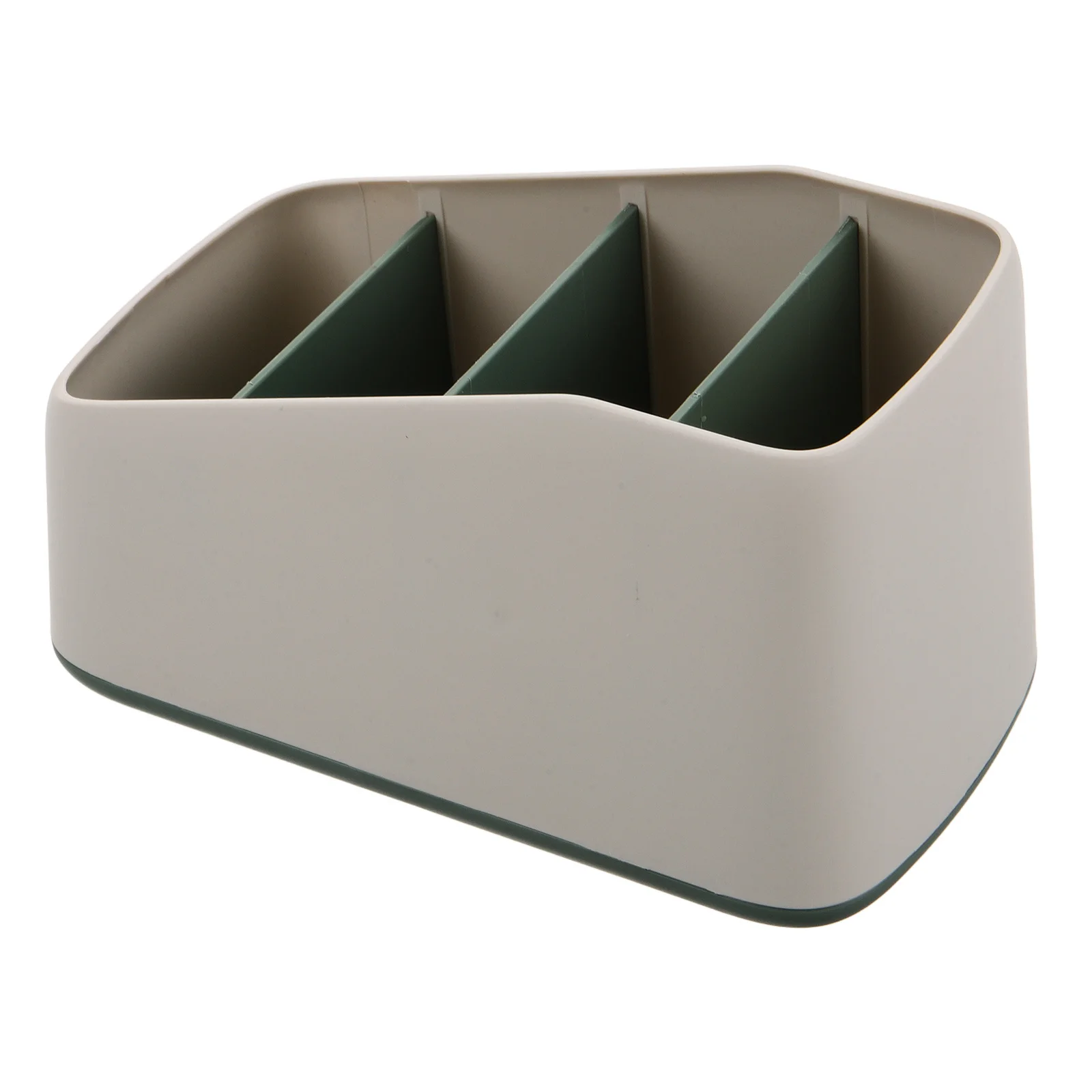 

1Pcs Remote Control Storage Box Exquisite Plastic Multi-Grid Organizer Desktop Holder Household Home Supplies