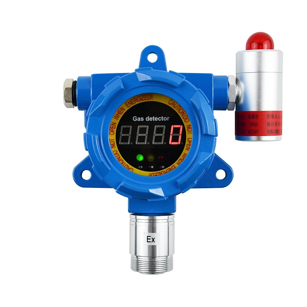 ATEX CE Fixed Oxygen Analyzer O2 Gas Concentration Leak Detector