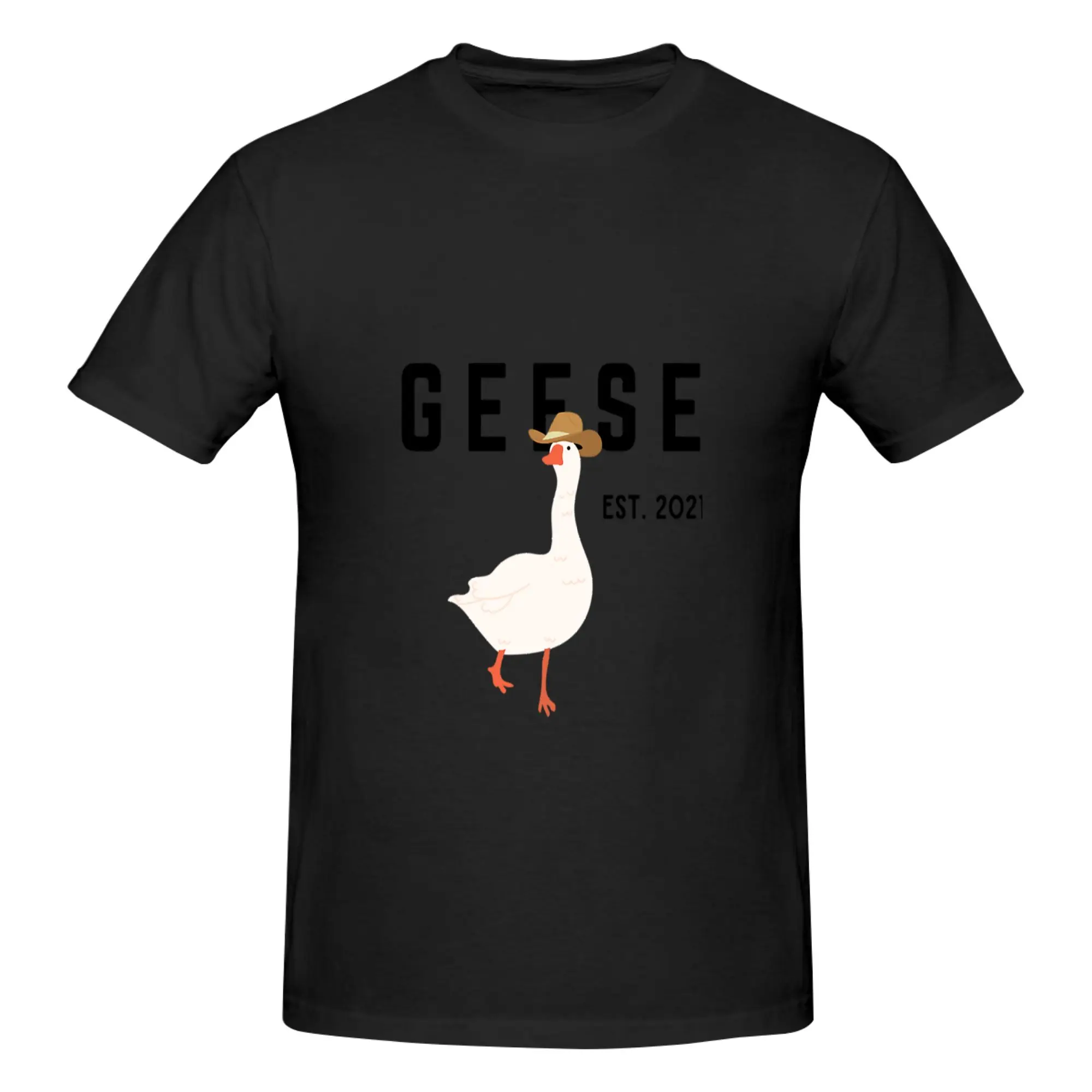 Funny Geese Band Essential Men's Printed T-Shirt Unisex T shirtOversizet