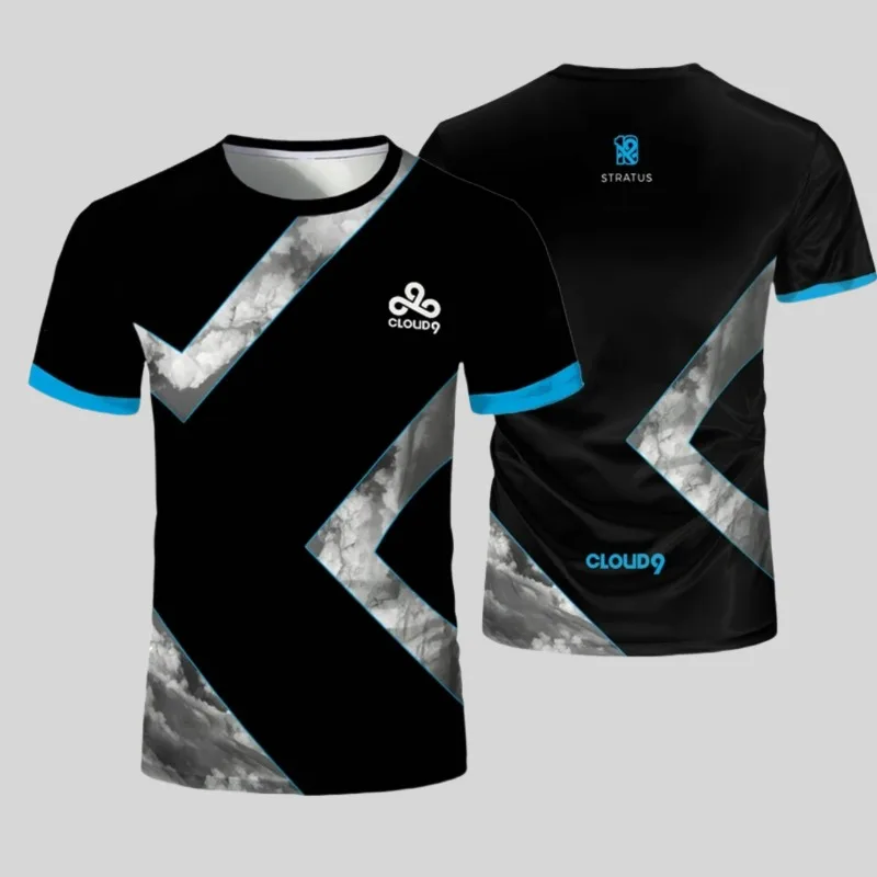 2024 New Summer C9 Sports Esports Game T-shirt Games Contest Team Uniform Jersey Men Tshirt Original O-Neck Breathable Fans Tees