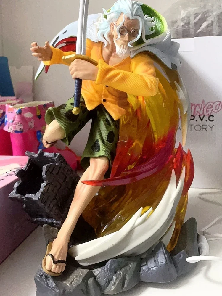 

30cm One Piece Hades Rayleigh Anime Figure Silvers Model Dolls Pvc Action Figurine Collection Room Decora Adult Kids Toys Gifts