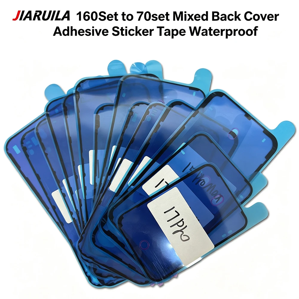 160Set to 70set Rear Door Housing Back Cover Adhesive Sticker Tape Waterproof For iPhone 14 15 16 Plus 17 Pro Max