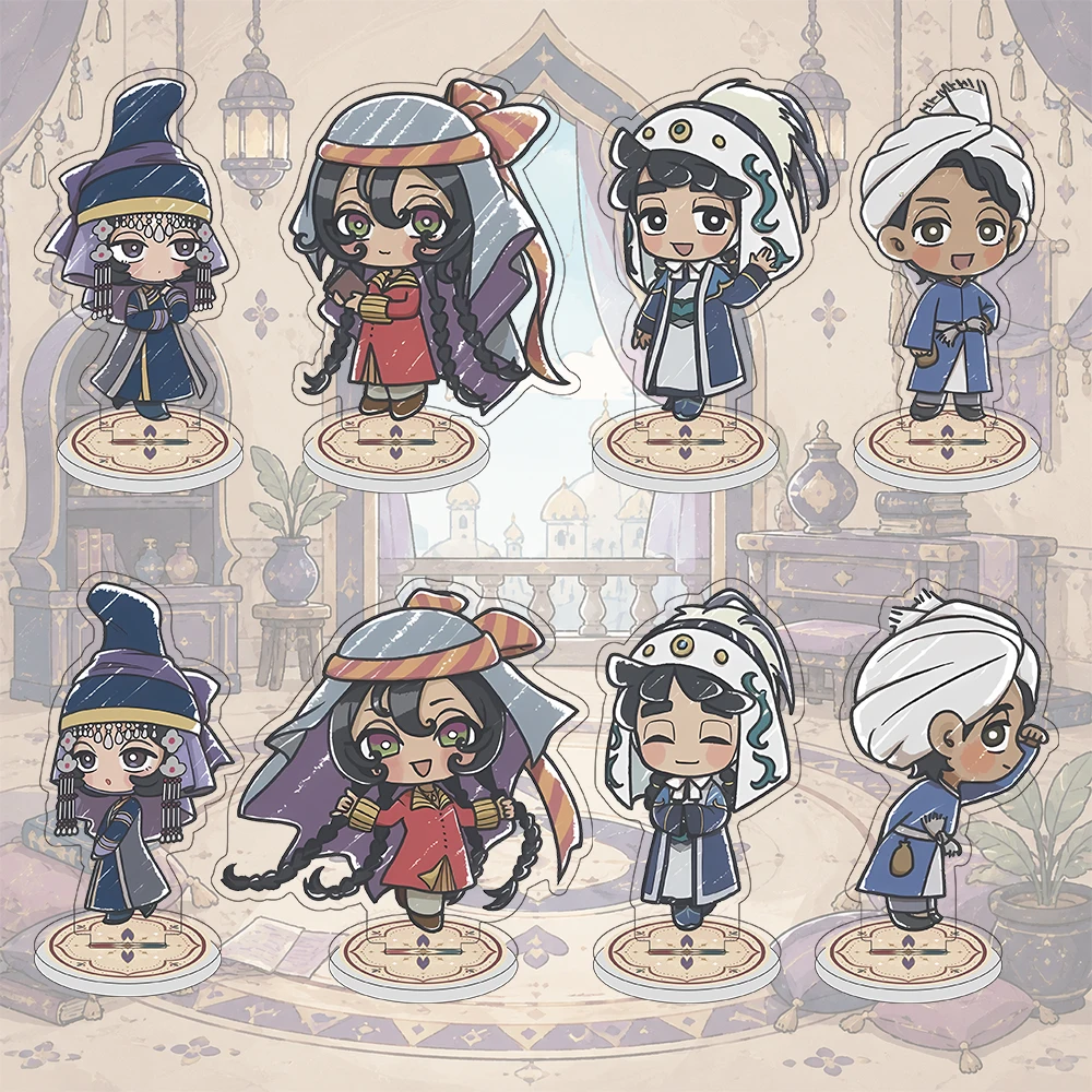 Jaadugar Mongolia Witch Sitara Töregene Fatima Muhammad Chibi Acrylic Stand 10cm Anime Desk Decor Collectible Gift keychain