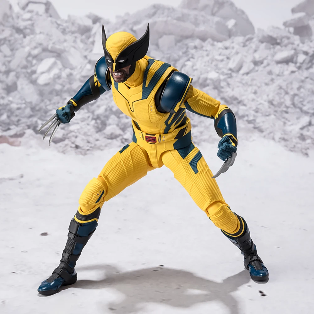 Presale Bandai Genuine Wolverine S.H.Figuarts Deadpool & Wolverine Deadpool 3 Anime Action Figure Toys Collection Model Toy Gift