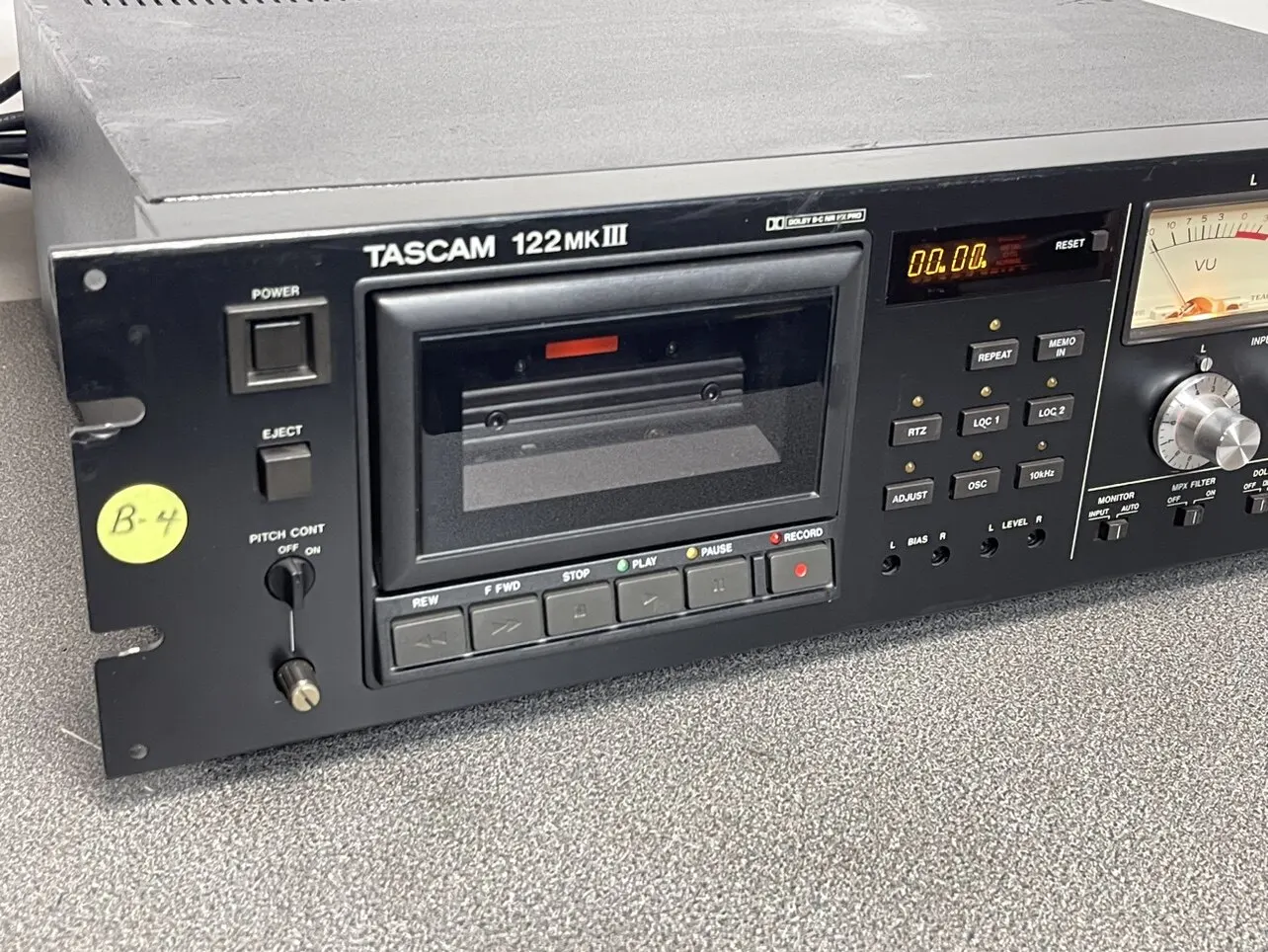 122 MKIII Three Head Direct Drive System Recording Tape Cartridge, Original Imported