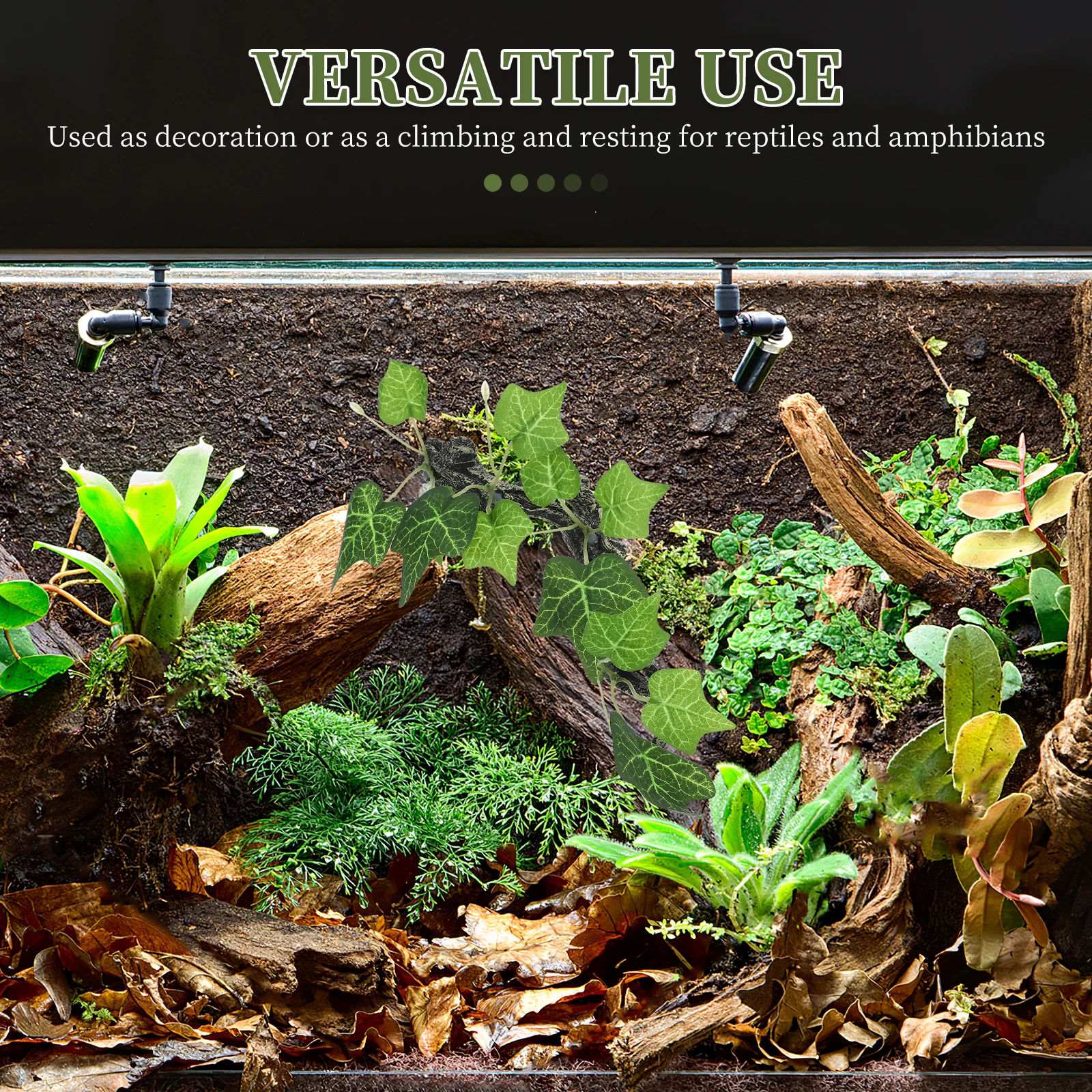 

Simulated Rattan Decoration Realistic Resin Plants Terrarium Decor Fake Aquarium Plants Reptile Habitat Accessories Lifelike