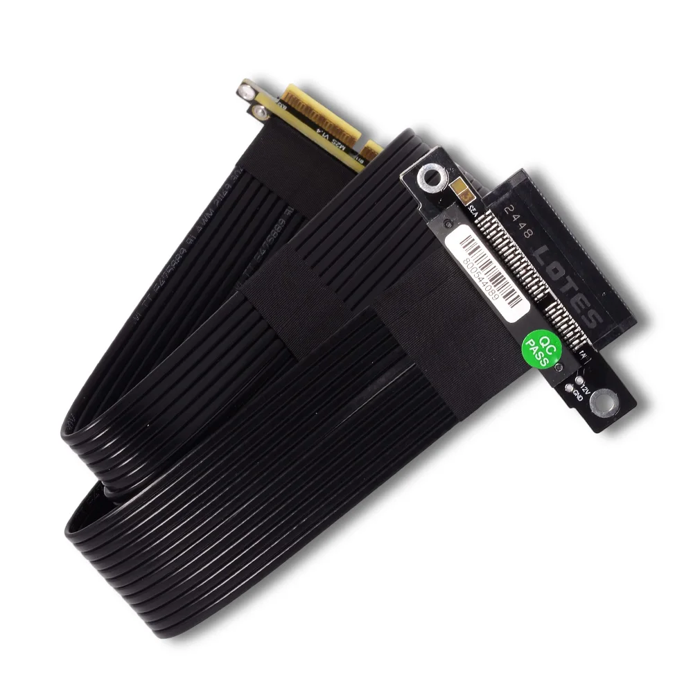 ADT-Link 90 180 270 Degree Right Angle PCIE 4.0 X4 To X4 Riser Extension Cable for Network Acquisition NVMe SSD USB Adapter Card