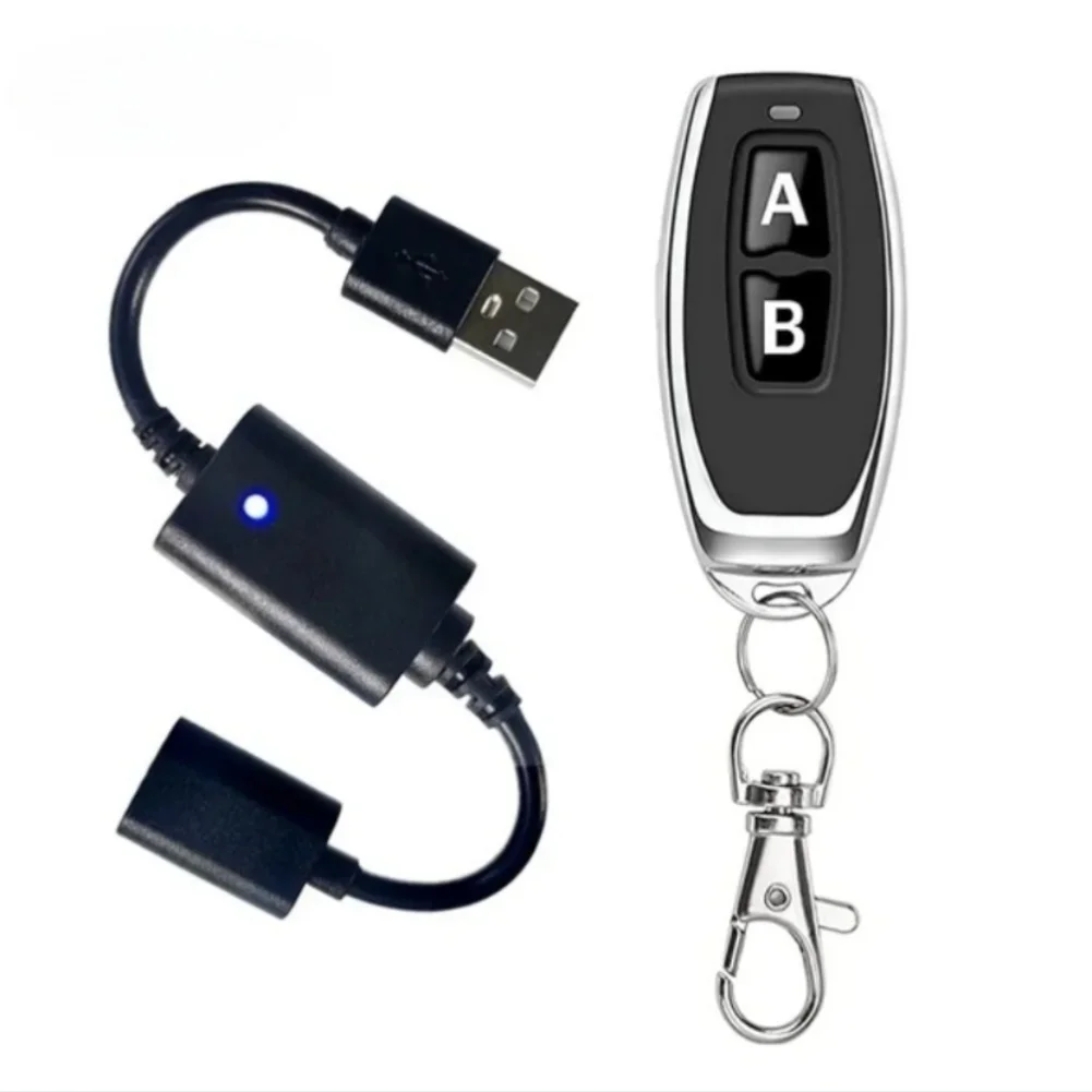 1set DC 5V USB Wireless Remote Control Switch Wireless RF Switch For LED Lights Fans Routers Home Automation Needs