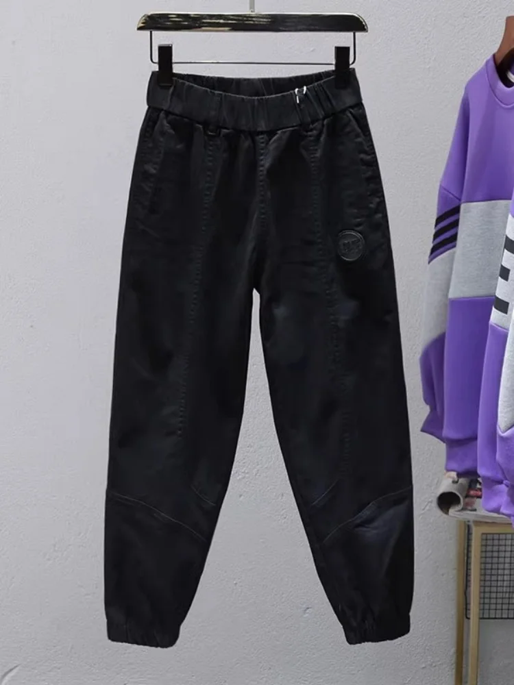 Women's Summer New Sle Casual Pants Thin Qui Dry Slimming  All-Match Trousers Trendy High Waist Straight Leg Pants