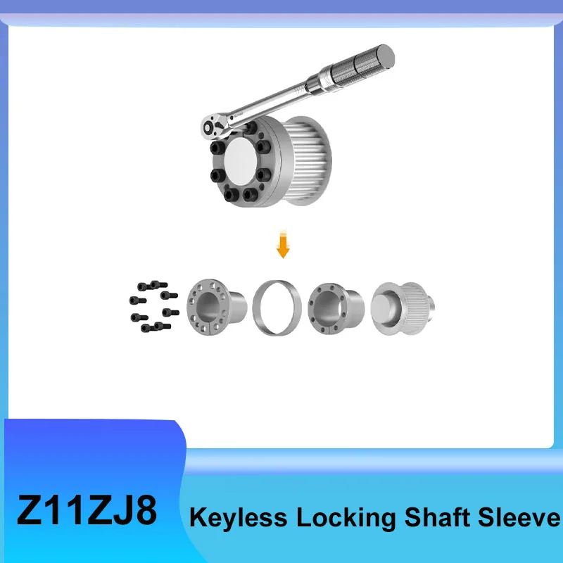 1Pcs Keyless Locking Shaft Sleeve Z11 ZJ8 Hub Coupling Sleeve Mechanical Transmission Industrial Fastener Accessories OD 14-77mm