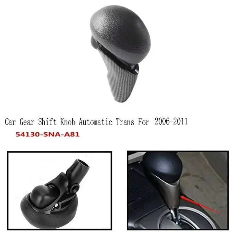 54130-SNA-A81 مقبض ناقل حركة السيارة التلقائي عبر لهوندا سيفيك 2006-2011 التحول كرة اليد 54130SNAA81 #4