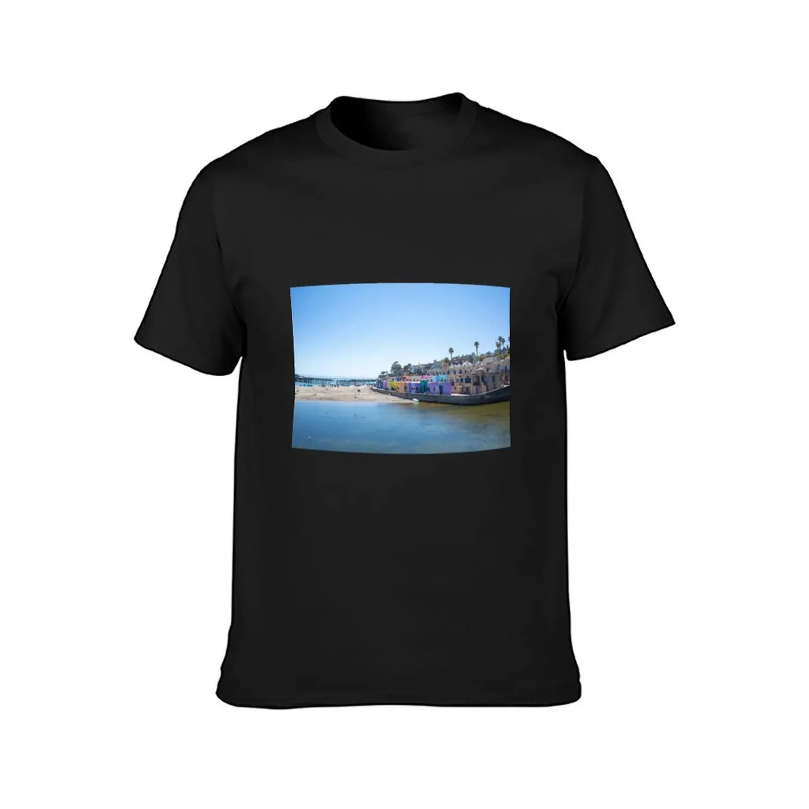 Crisp Capitola, California Beach & Pier Day T-Shirt customizeds korean fashion plus size tops funny t shirts for men