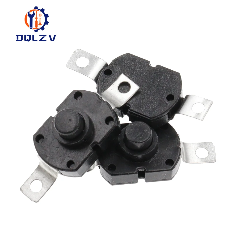 1712-KD Push Button Switch 1712KD Flashlight Switch LOCK 17X12X9.5MM Table Lamp Switch Flashlight Button Switch ON-OFF