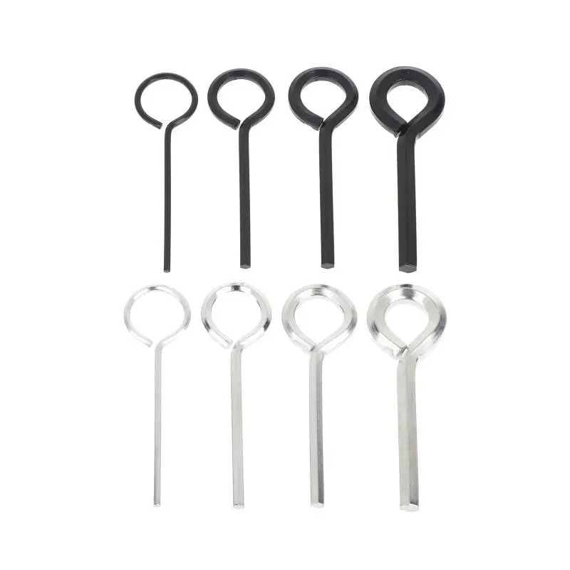 Hex Door Control Keys 4 Pack Practical Emergency Exit Push Bar Access Keys for Station Airport Public Places