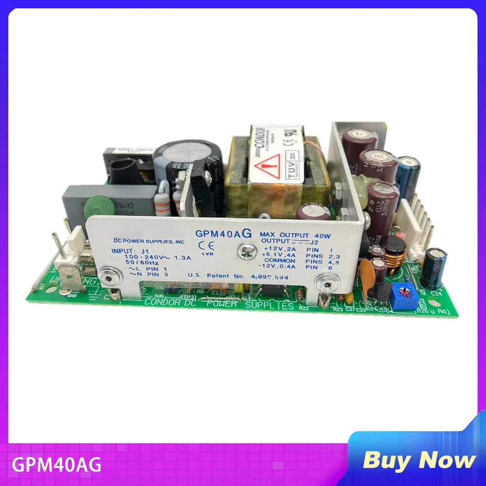 

GPM40AG For CONDOR Industrial Medical Power Module +12V2A +5.1V4A-12V0.4A 40W
