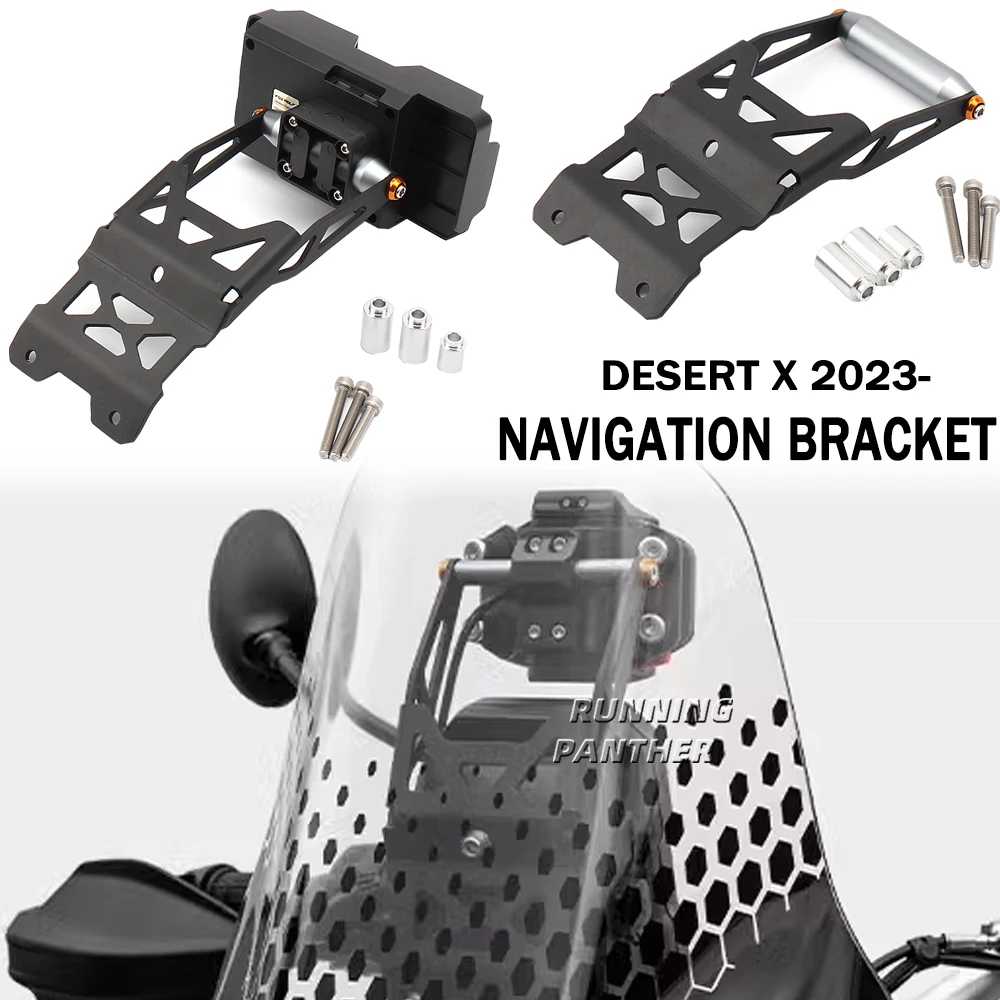 

Motorcycle Accessories 22MM GPS Phone Navigation Mount Bracket Adapter Holder For Ducati DesertX Desert X DESERT X 2023-