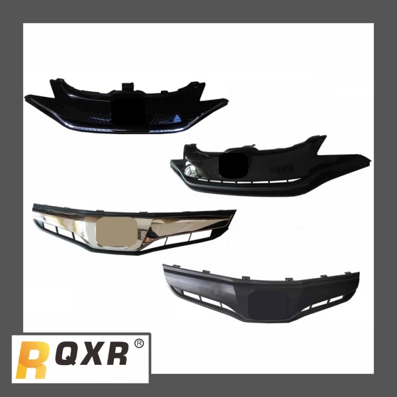 

Chrome Grille Black Radiator Grill for Honda FIT JAZZ 3rd 2012 2014 Modified Deluxe Front Bumper Net Car Accessories