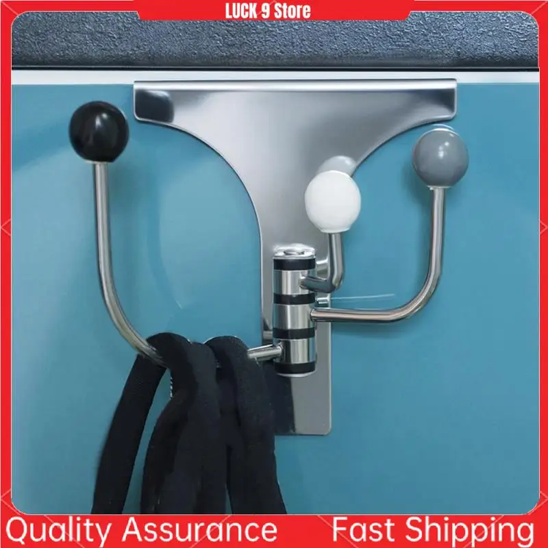 

Door Back Hook Coat And Hat Hanger Nail-Free Door Hanging Beads Door Hook Multi-Purpose L 1 Piece