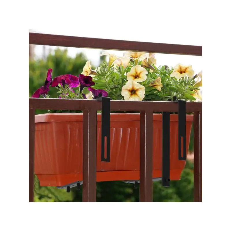 Braket Penyangga Pot Besi Tugas Berat dengan Baki yang Dapat Diperpanjang 6.1-11.6 inci & Pengait Dua Tingkat yang Dapat Disesuaikan 2.36-6.9 inci