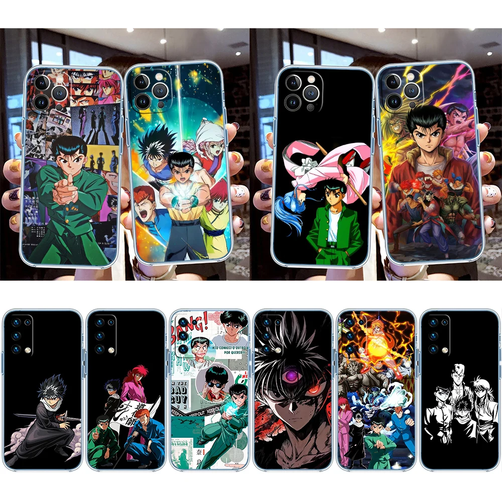 Yu Yu Hakusho Transparent Phone Case for Samsung Galaxy A04 A04S A14 A23 A34 A54 M23 M33 M52 M53