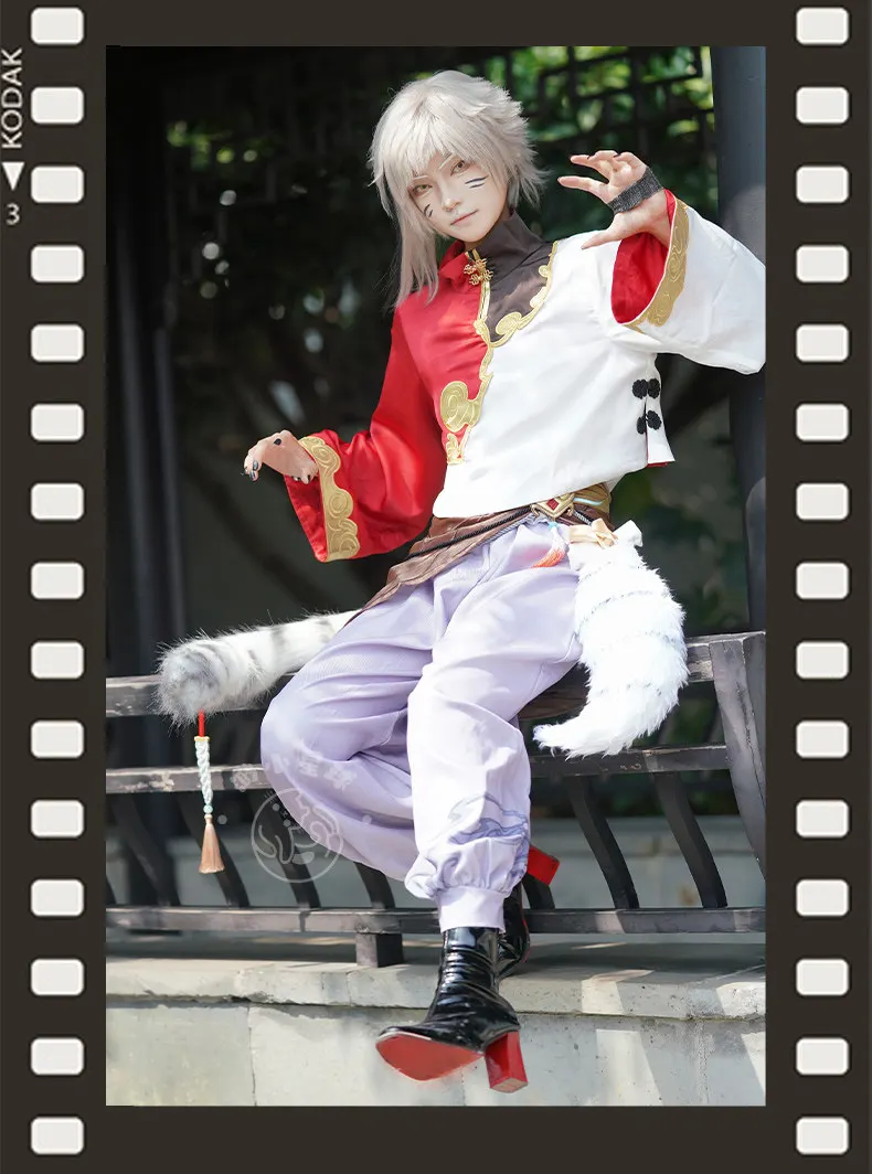 Irelia H Anime Bungo Stray Dogs Nakajima Atsushi cosplay costume for man view 3