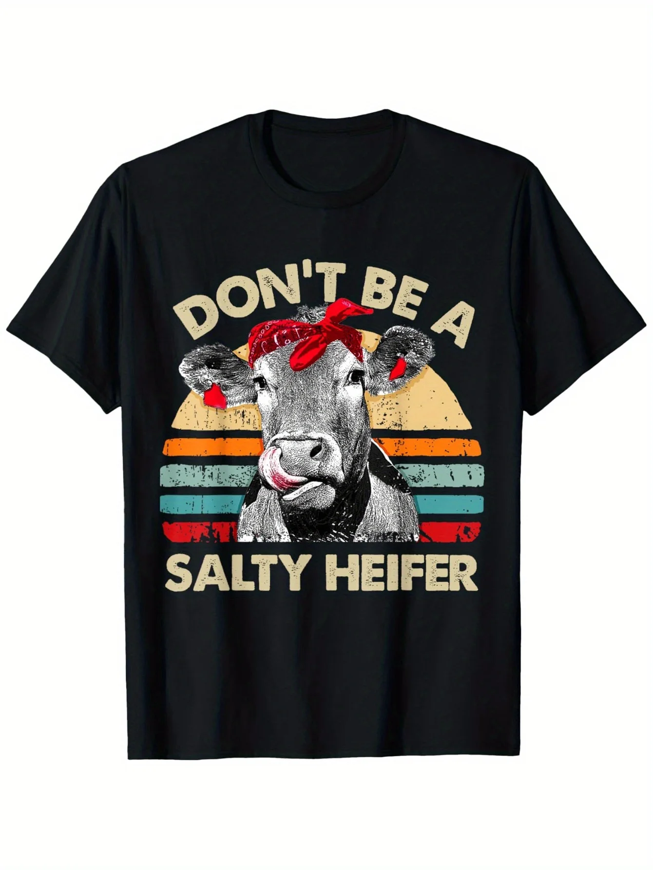 Camiseta "Don't Duck with Me" - 180 g de algodón, divertidos dibujos animados de pato, detalles de estrellas brillantes