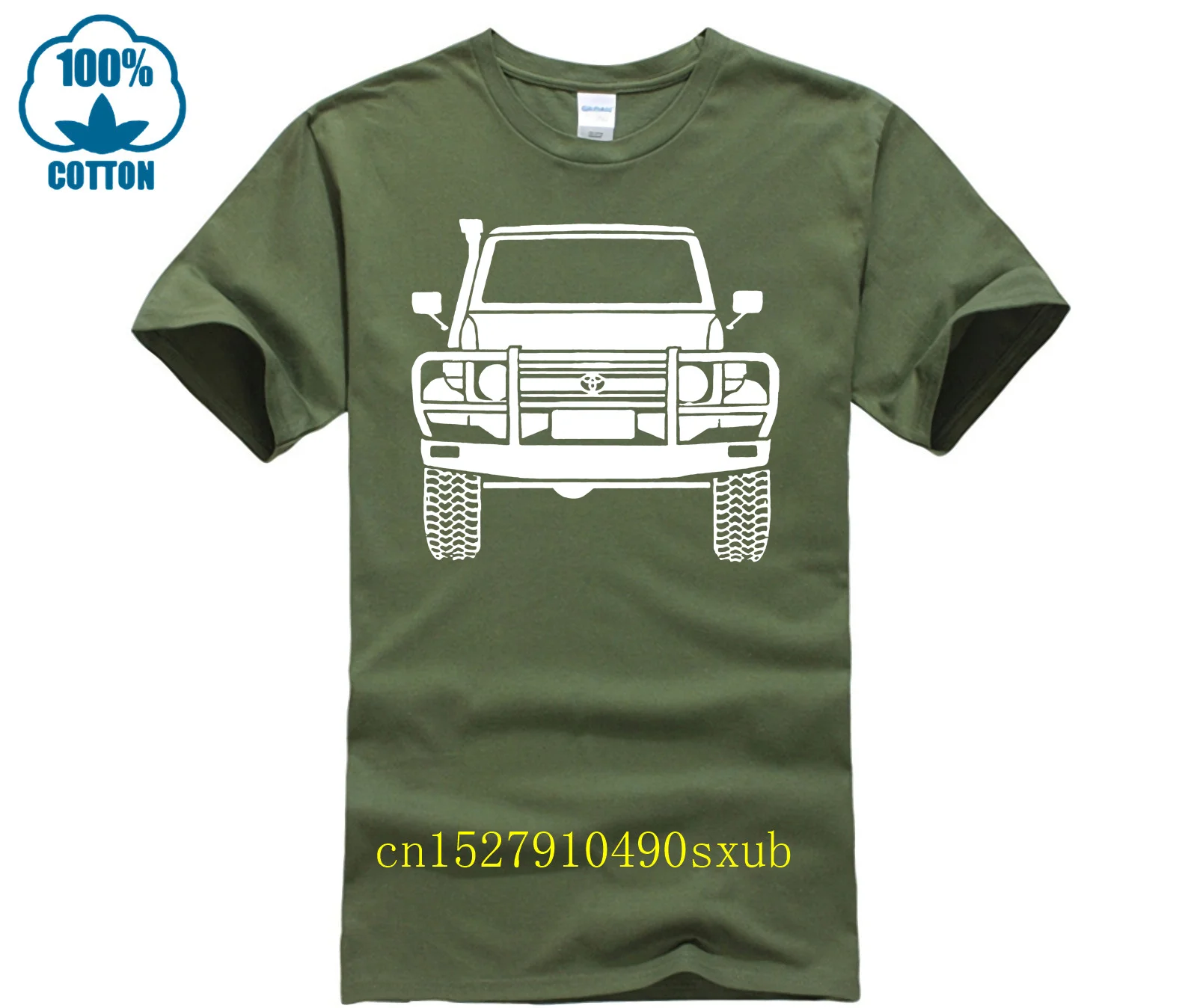 Land Cruiser 70 Series J70 4WD Logo Classic Black T Shirt Newest Summer Popular Tees Shirt Tops Novel Unisex