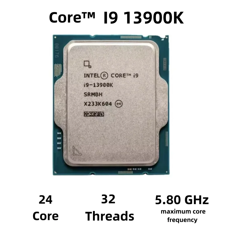 New Core i9-13900K i9 13900K CPU 24 Cores 32 Threads 36MB 125W 13th Generation Processor LGA1700 for Z790 H770 B660 Motherboard