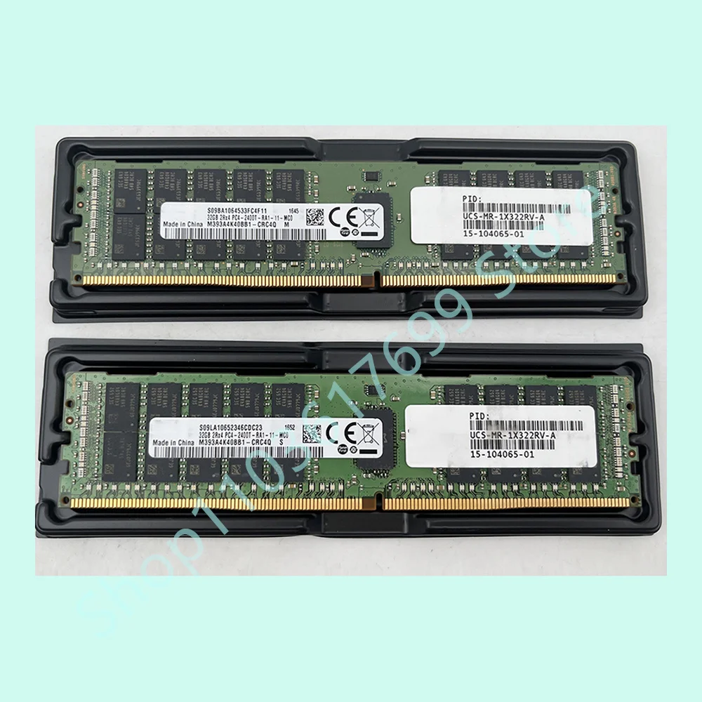 1 PCS Server Memory 32GB 2Rx4 PC4-2400T DDR4 ECC REG RAM M393A4K40BB1-CRC4Q