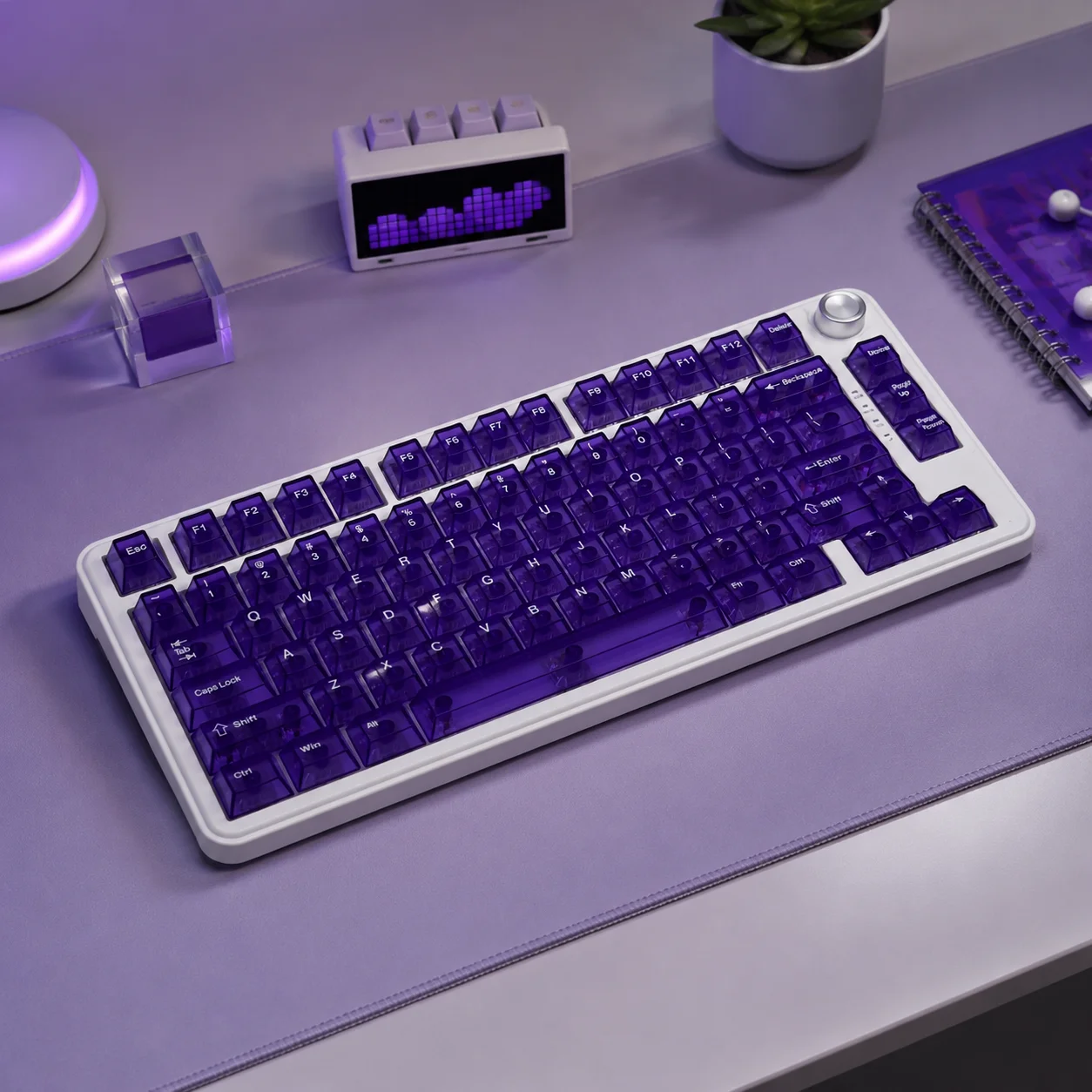 2026 New Transparent keycap 132 keys PC material pad printing Original factory Highly adapted Keycaps for mechanical keyboard