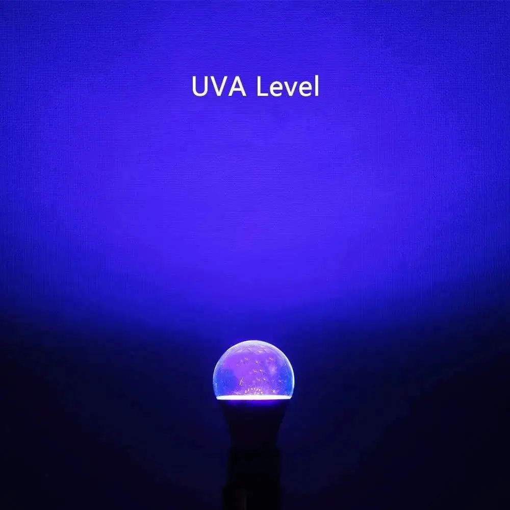 Blacklight Ultraviolet Lamp UV Purple Bulb Atmosphere 360 Glow UV Light Bulbs 10W E27 Purple Black Light Bulb Party Supplies