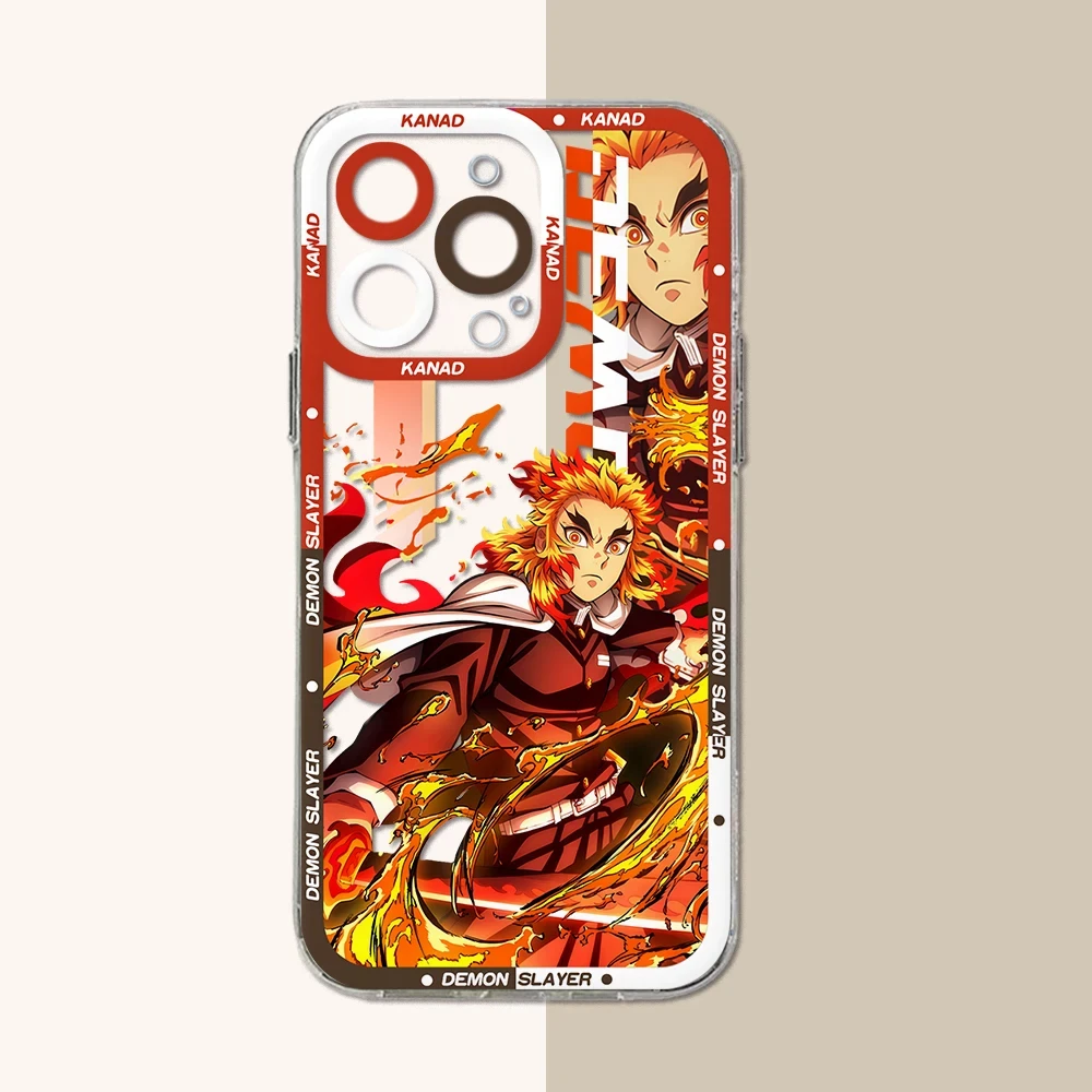 Capa Demon Slayer Muichiro Kyojuro para Samsung Galaxy A25 A55 A35 A54 A34 A15 A24 A14 A53 A33 A13 A05 A05S 5G A23 A32 A52 A52S