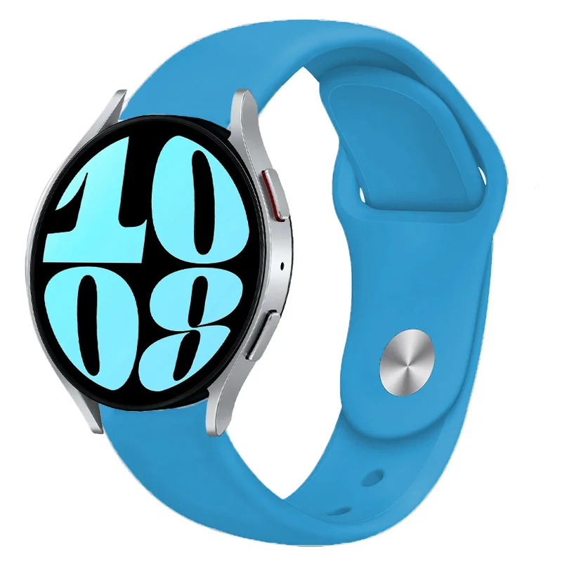 20 مللي متر 22 مللي متر سيليكون حزام لساعة سامسونج جالاكسي 7 6 5 4 كلاسيك 5 برو لهواوي ساعة 5/4/GT5 سوار Amazfit GTR/GTS 4 الفرقة