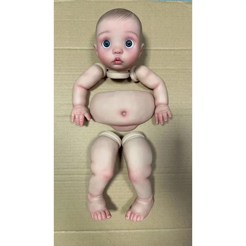 16inch Already Painted Doll Kit Peeka Come with Cloth Body and Belly Plate Painted DIY Toy Doll Parts