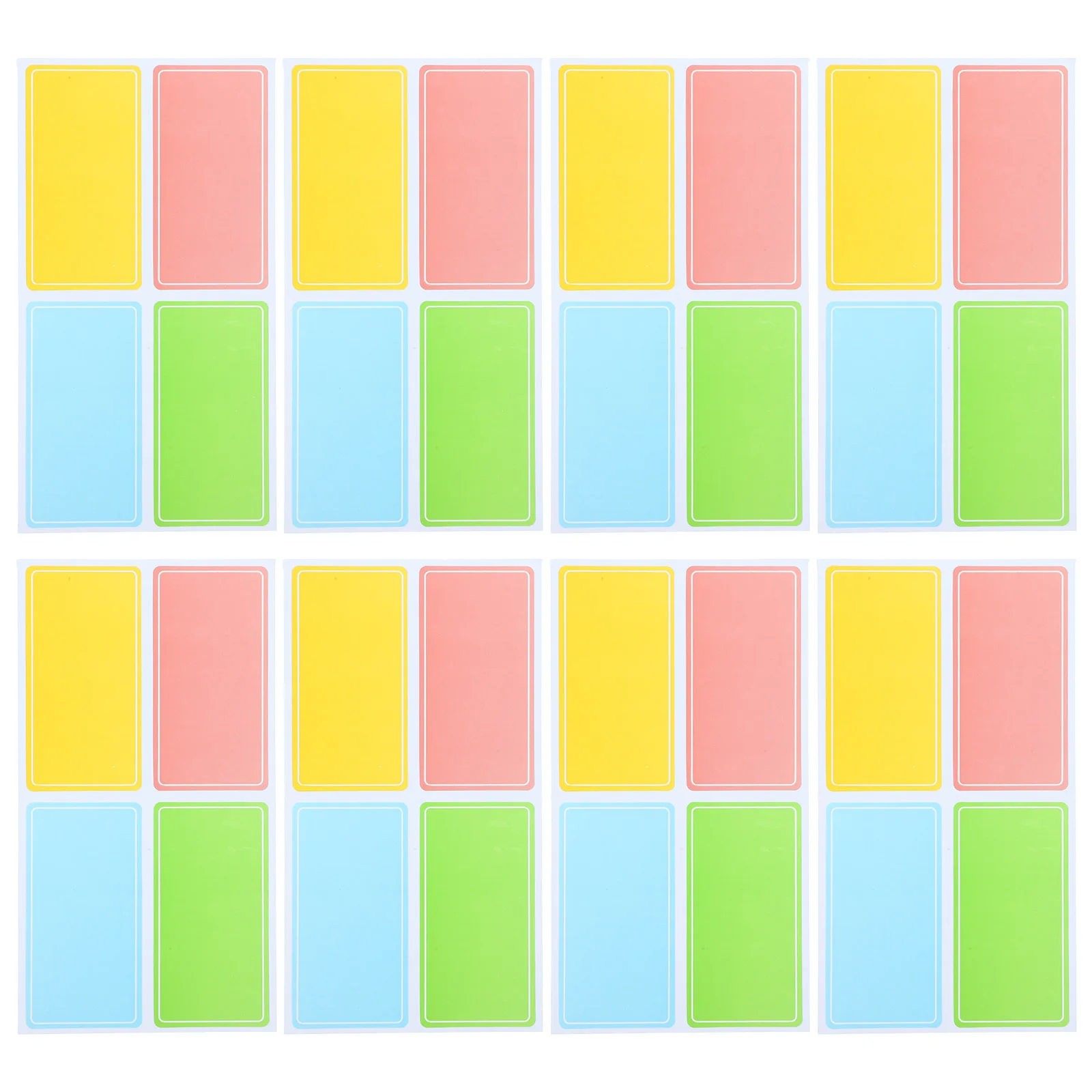 

120Pcs Name Tag Stickers Set Bright Colored Labels for Classroom Sorting Folders Journals Craft Projects Residue-Free