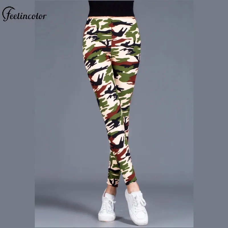 Nadanbao موضة التمويه المرأة طماق سراويل صيفية مثير مطاطا رقيقة السراويل السراويل في الهواء الطلق اللياقة البدنية الجري قيعان