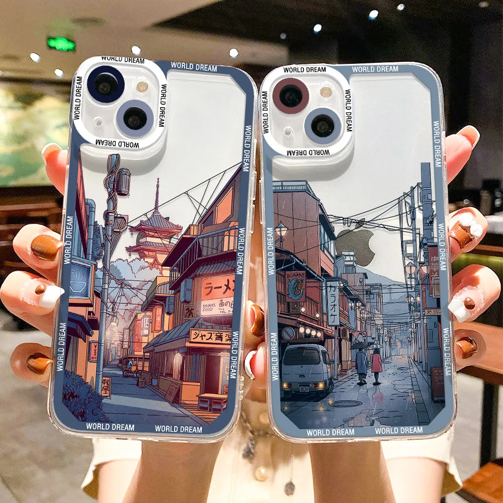 Landscape Case For Xiaomi Redmi Note 12 11 10 Pro 9 8 12C 9S 10S 11S Mi 11 Lite 12T 11T Poco F5 X5 Pro X3 NFC X4 GT M4 M5 Cover 