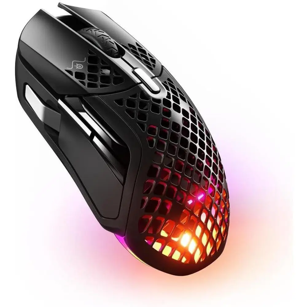 Ultra-Light Water-Resistant RGB Gaming Mouse with 9 Buttons, Bluetooth/2.4GHz, 18K DPI Optical Sensor