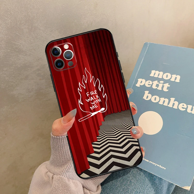 مرحبا بكم في حافظة Twin Peaks لهاتف iPhone 17 Air 14 16 15 11 12 13 Pro Max 12 mini XR 15 16 Plus 16e غطاء خلفي