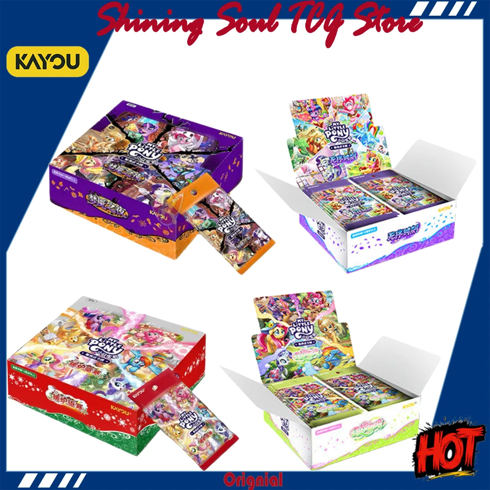 My Little Pony TCG Cards Nightmare Night Discord's Hour Warm Hearth Warming Fantasy Wonderland Quality Anime Collectible Cards