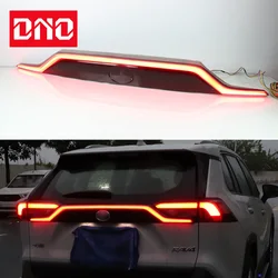 Lámparas LED de parachoques trasero para coche, luz de freno, señal de giro, Reflector de respaldo, luces traseras, faros antiniebla, para Toyota RAV4 2019 - 2023 2024