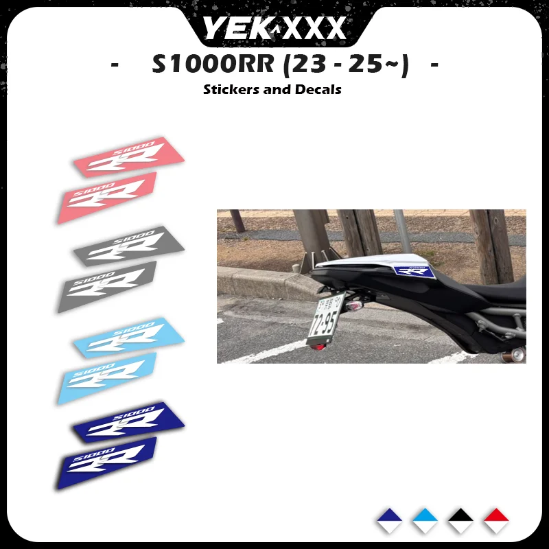 

Motorcycle Tail Sticker Decal Rear Seat Hump For BMW S1000RR 2023-2025