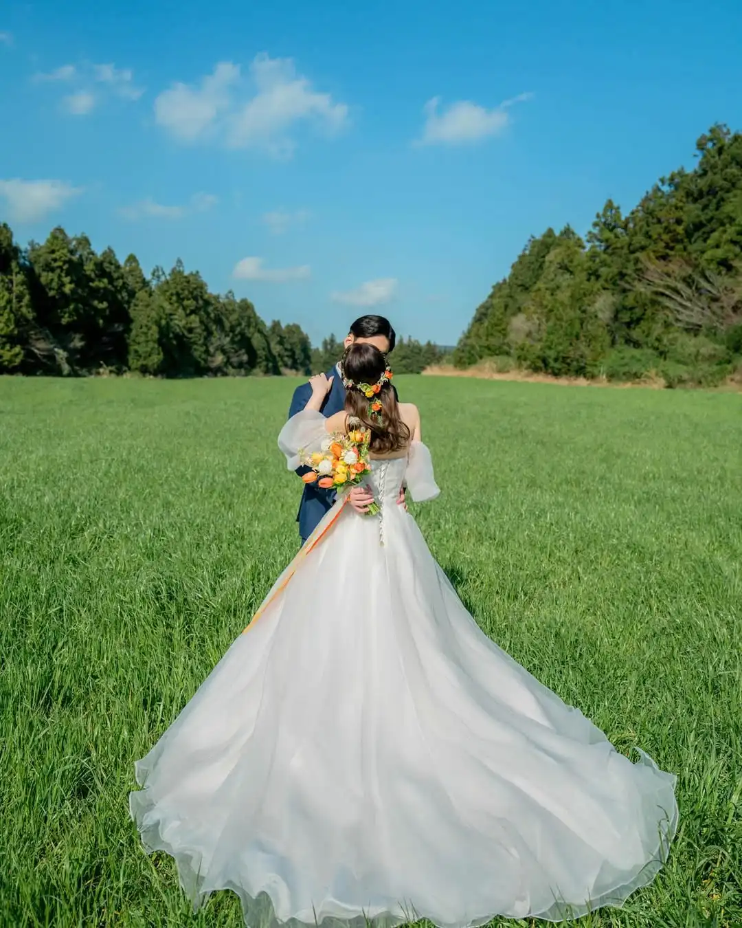 Modx elegante fora do ombro a linha vestidos de casamento mangas curtas nne coreano photoshoot varredura trem personalizado vestidos de noiva 2025