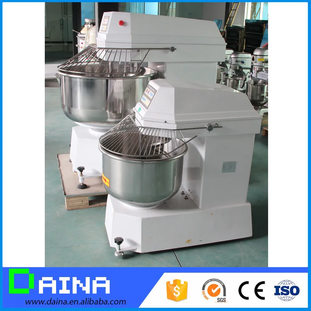 Double Motions and Double Speeds 12KG 25 kg 50 kg 100 kg Flour commercial Spiral Dough Mixer for Home Price