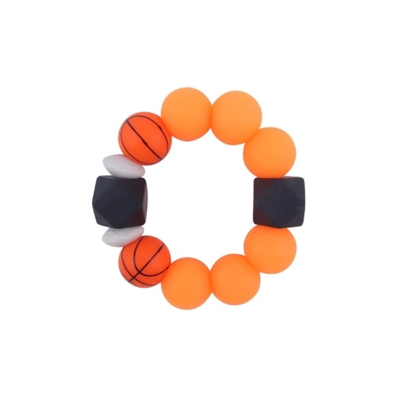 Upgraded Babies Toy Babies Rings Babies Nursing Bracelet Footabll Basketball Baseball Design Gift for Infant Babys 15UB