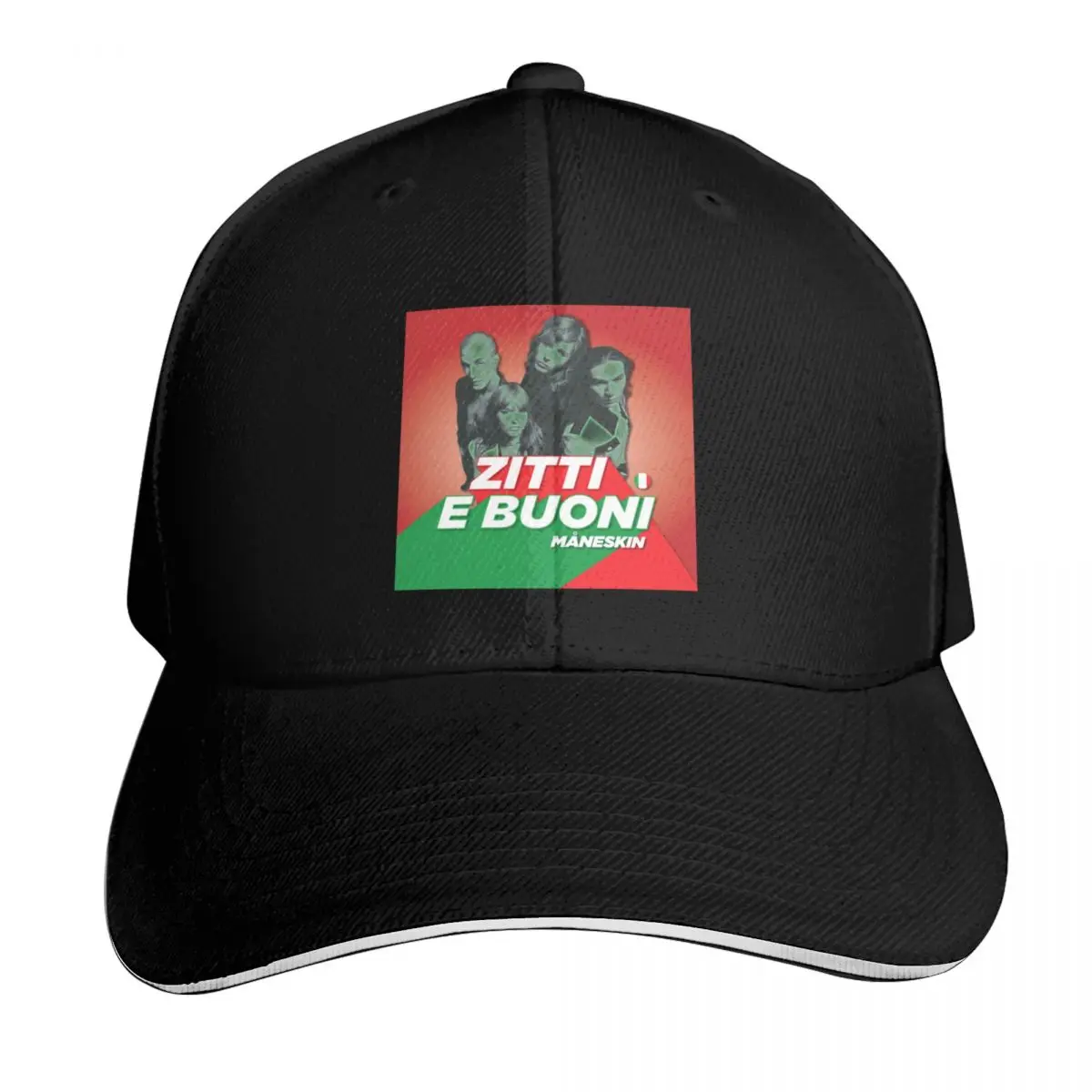 Zitti e Buoni - M?neskin - Italy - Eurovision 2021 Winner Maneskin Baseball Cap Men Women Casual Summer Sport Sun Cap