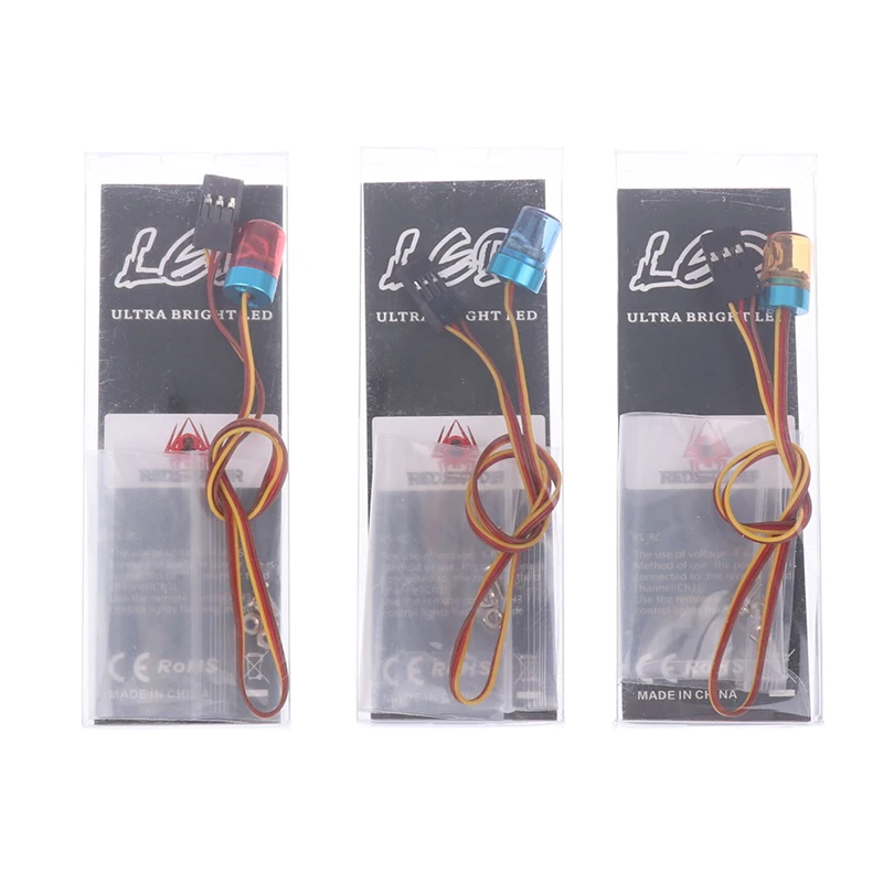 Multifunctionele Led Lamp Strobing-Stralen/Knipperen/Roteren Licht Voor 1/10 Rc Model Auto 1:14 Tractor Rc Engineering Truck